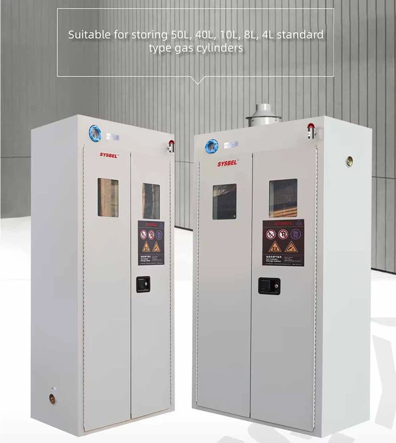 Intelligent explosionproof gas cylinder safety cabinets