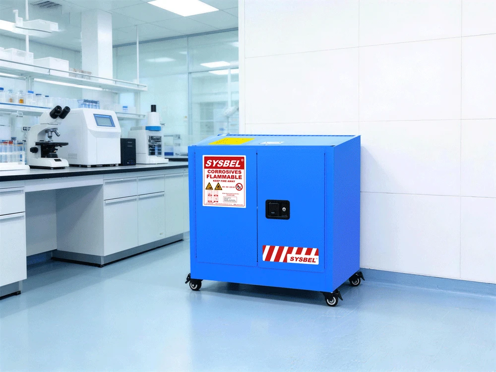 SYSBEL Mobile Waste Liquid Safety Cabinet (WA950220B) 2 SYSBEL Mobile Waste Liquid Safety Cabinet (WA950220B) 2